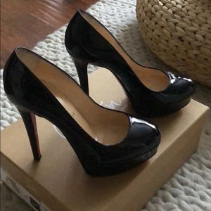 Christian Louboutin Bianca 140 black pumps
